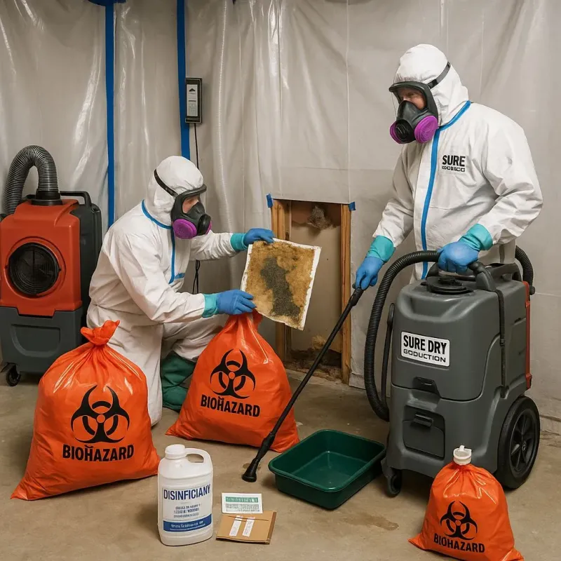 Contaminated Water Handling Protocols process in Bison, SD